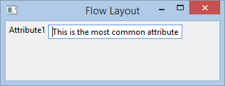Flow Layout Beispiel 1