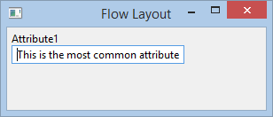 Flow Layout Beispiel 2
