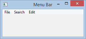 Menu Bar Beispiel 2